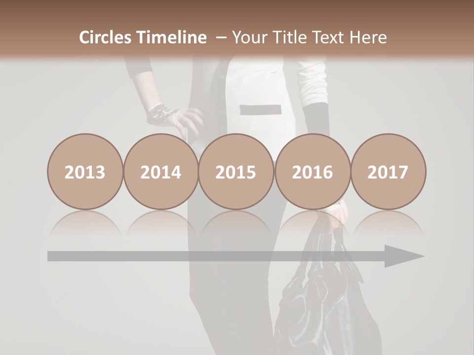 Hair Confident Woman PowerPoint Template