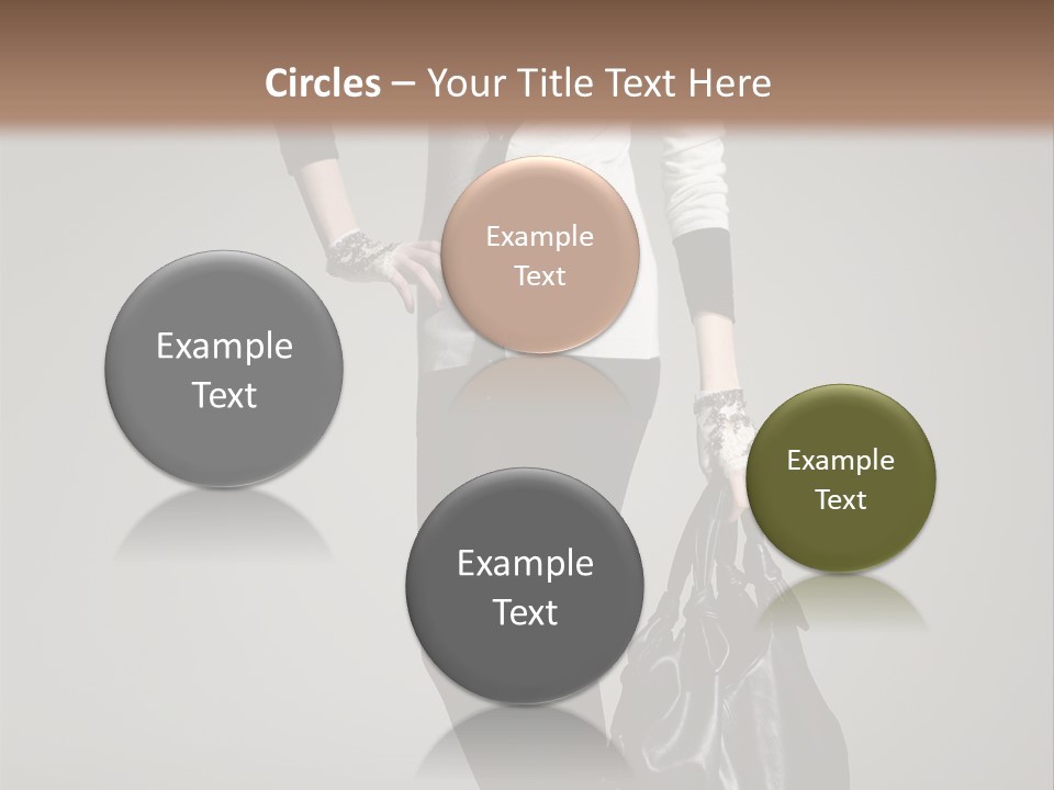 Hair Confident Woman PowerPoint Template