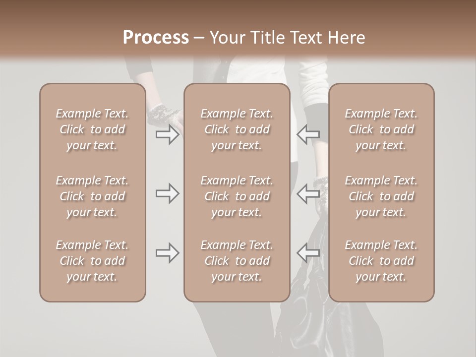 Hair Confident Woman PowerPoint Template