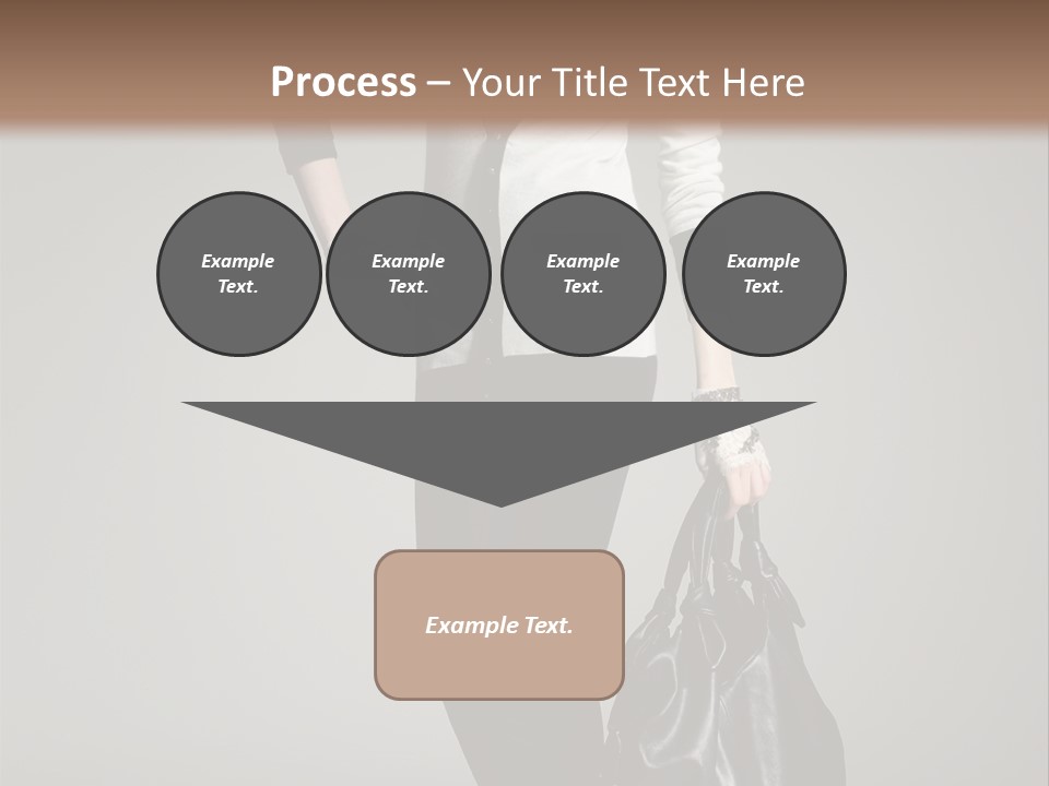 Hair Confident Woman PowerPoint Template
