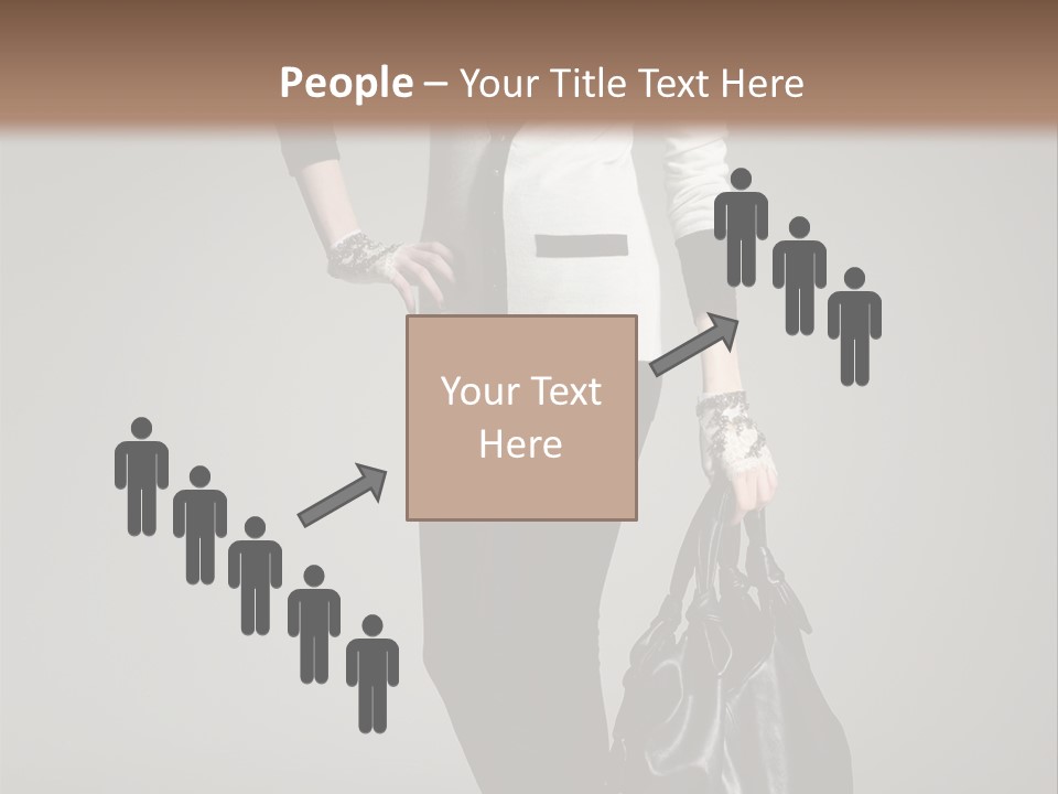 Hair Confident Woman PowerPoint Template