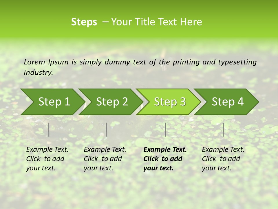 Wildlife Water Outdoors PowerPoint Template