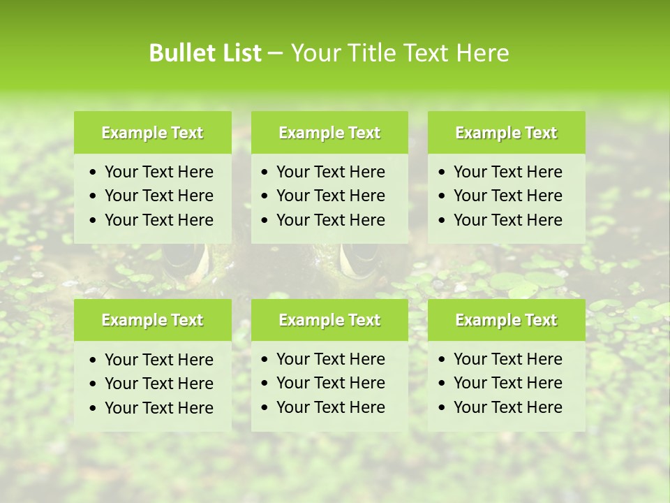 Wildlife Water Outdoors PowerPoint Template