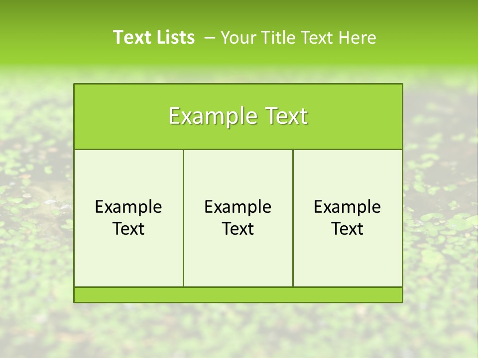 Wildlife Water Outdoors PowerPoint Template