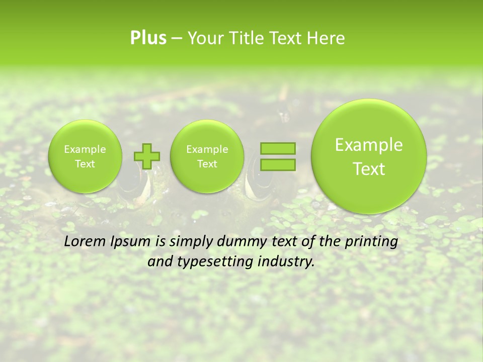 Wildlife Water Outdoors PowerPoint Template