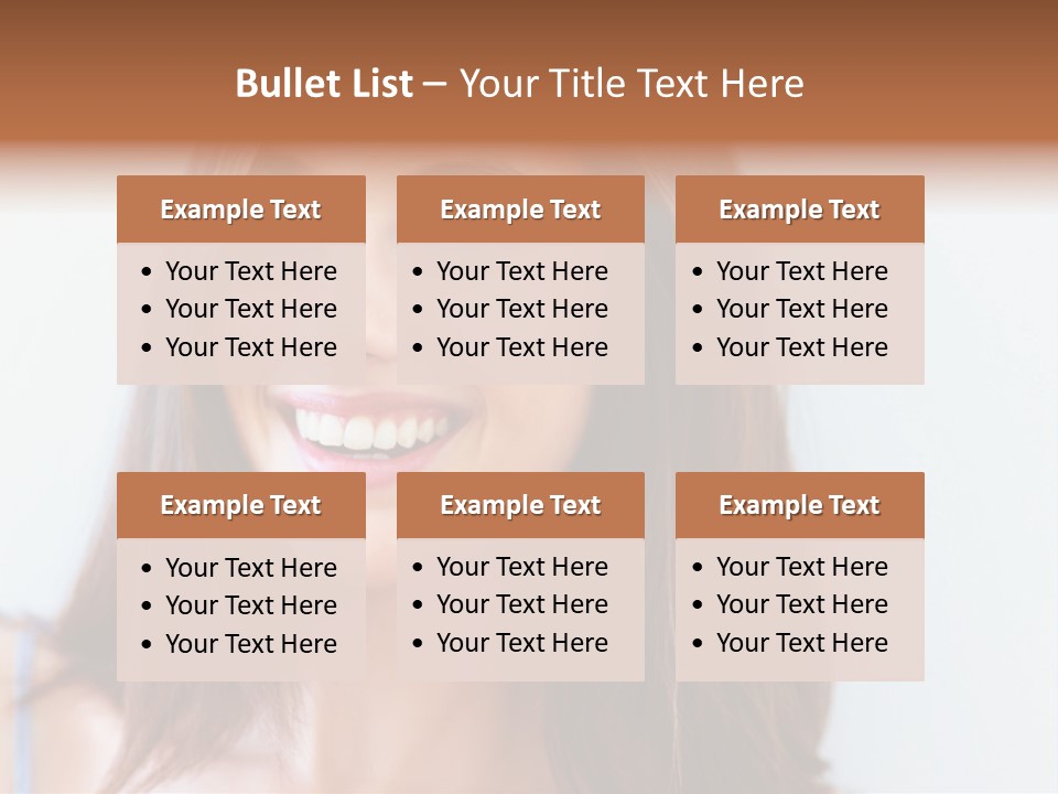 Kid Brunette Play PowerPoint Template