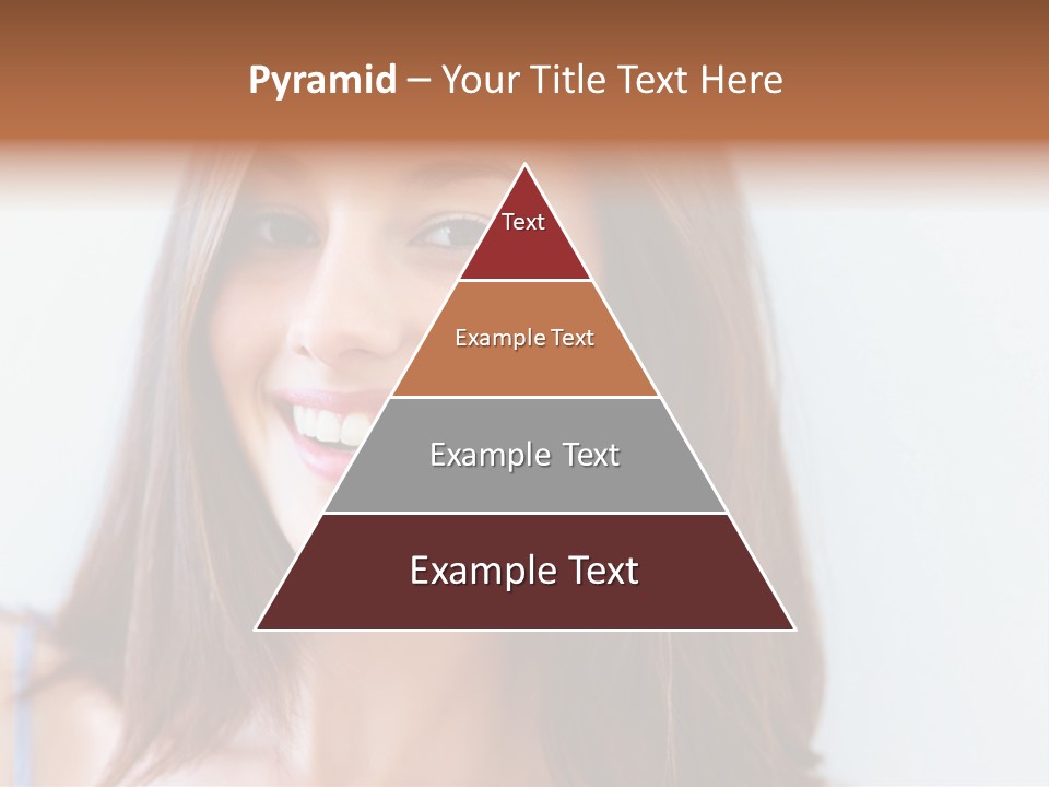 Kid Brunette Play PowerPoint Template