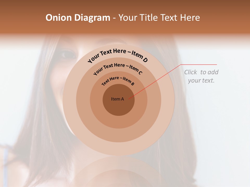 Kid Brunette Play PowerPoint Template