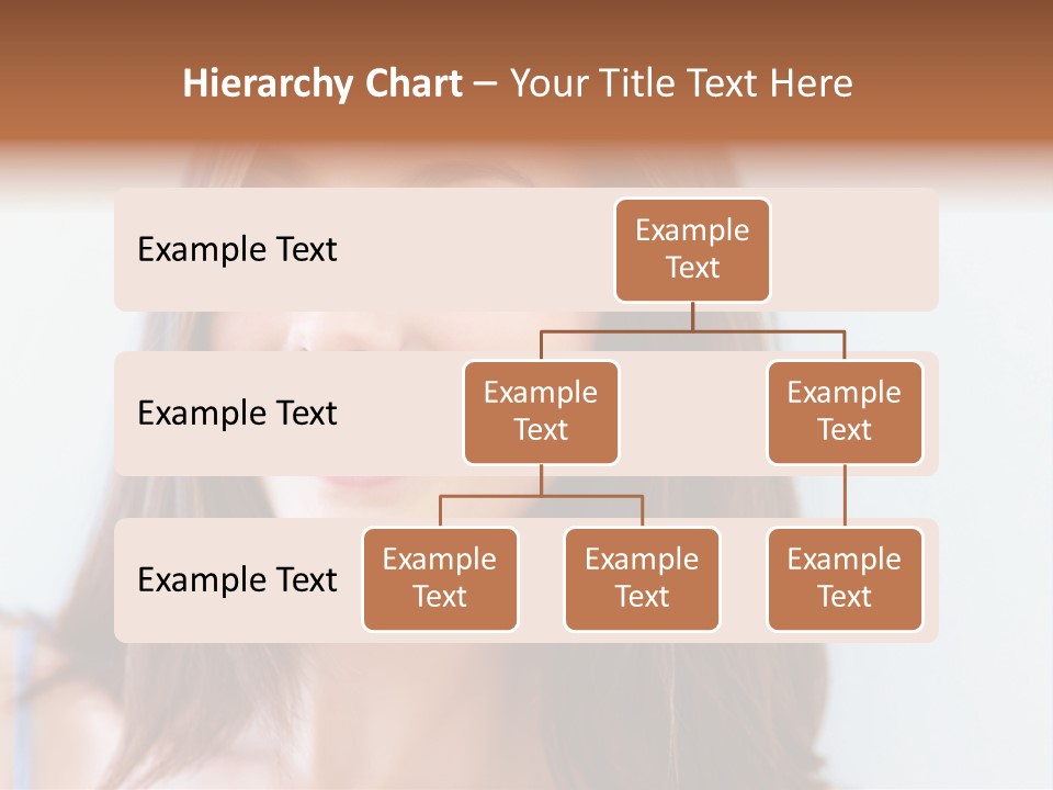 Kid Brunette Play PowerPoint Template