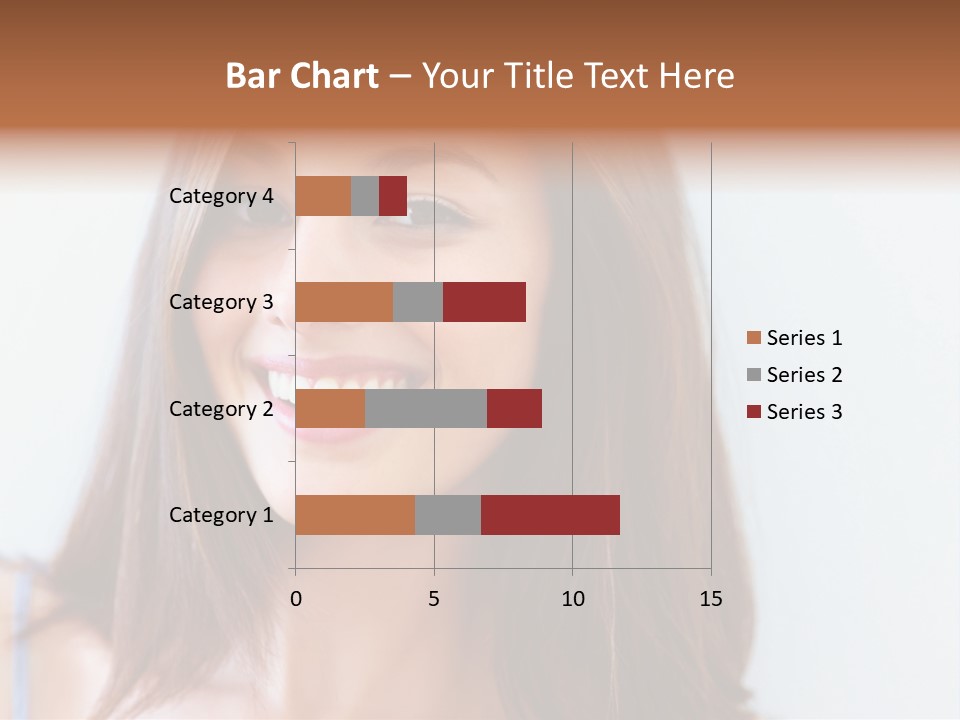 Kid Brunette Play PowerPoint Template