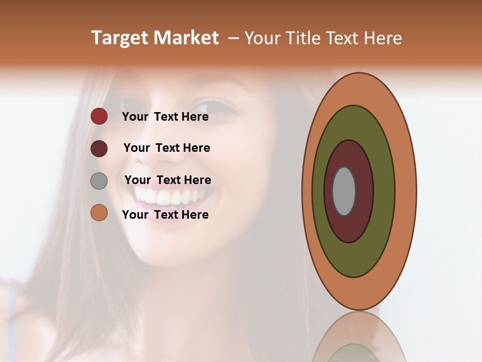 Kid Brunette Play PowerPoint Template