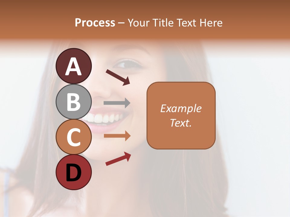 Kid Brunette Play PowerPoint Template