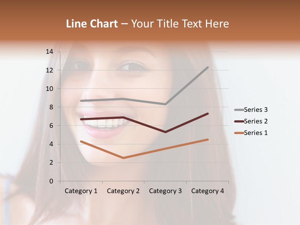 Kid Brunette Play PowerPoint Template