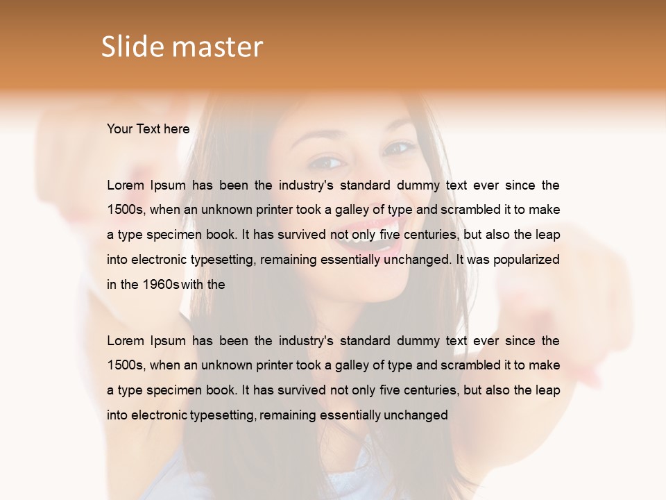 Aquarium Flippers Scuba PowerPoint Template