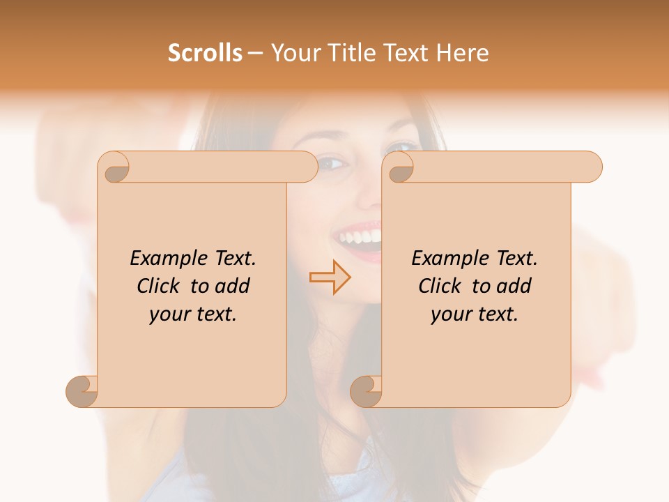 Aquarium Flippers Scuba PowerPoint Template