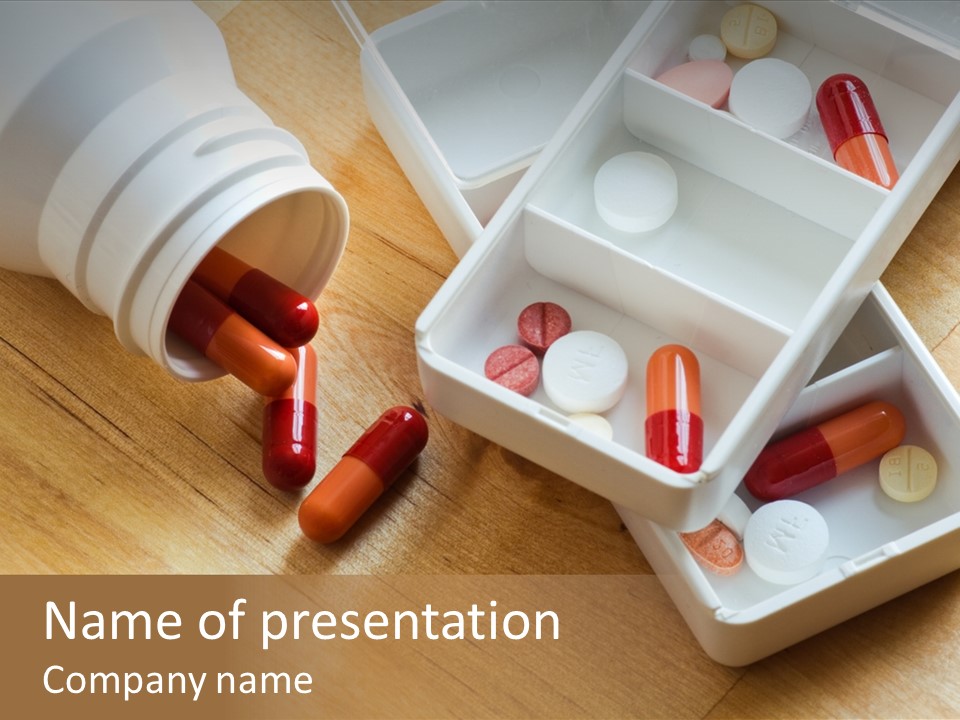 Unwell Meds Ill PowerPoint Template