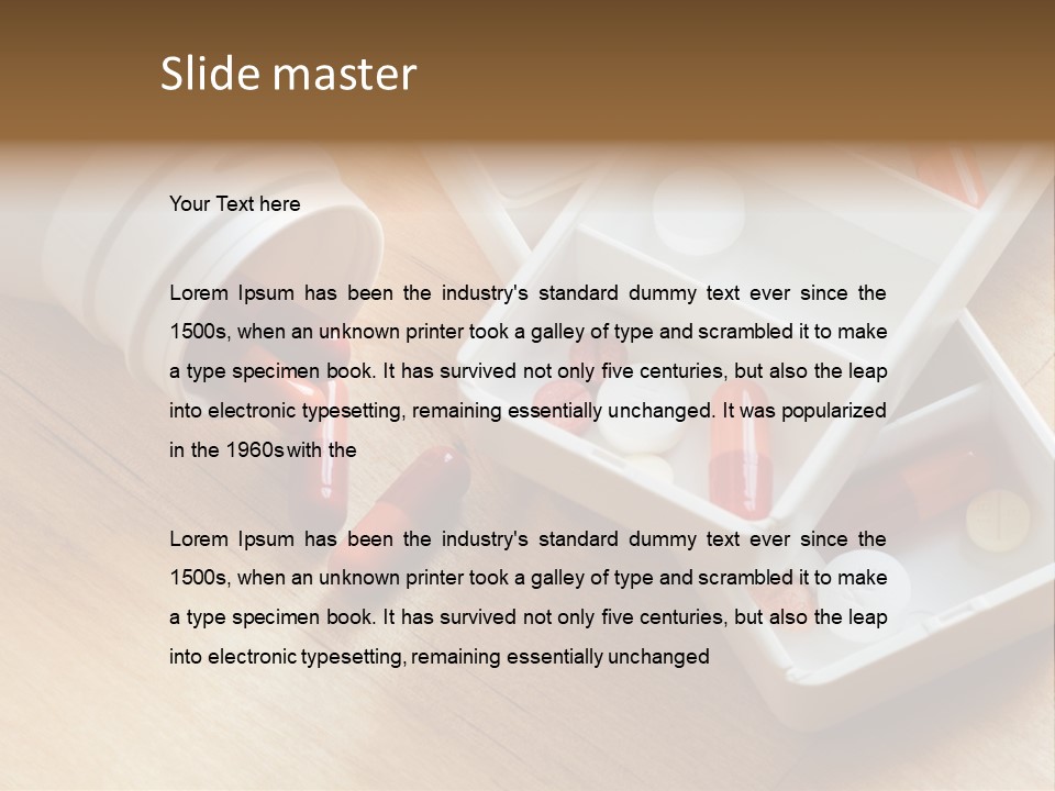 Unwell Meds Ill PowerPoint Template