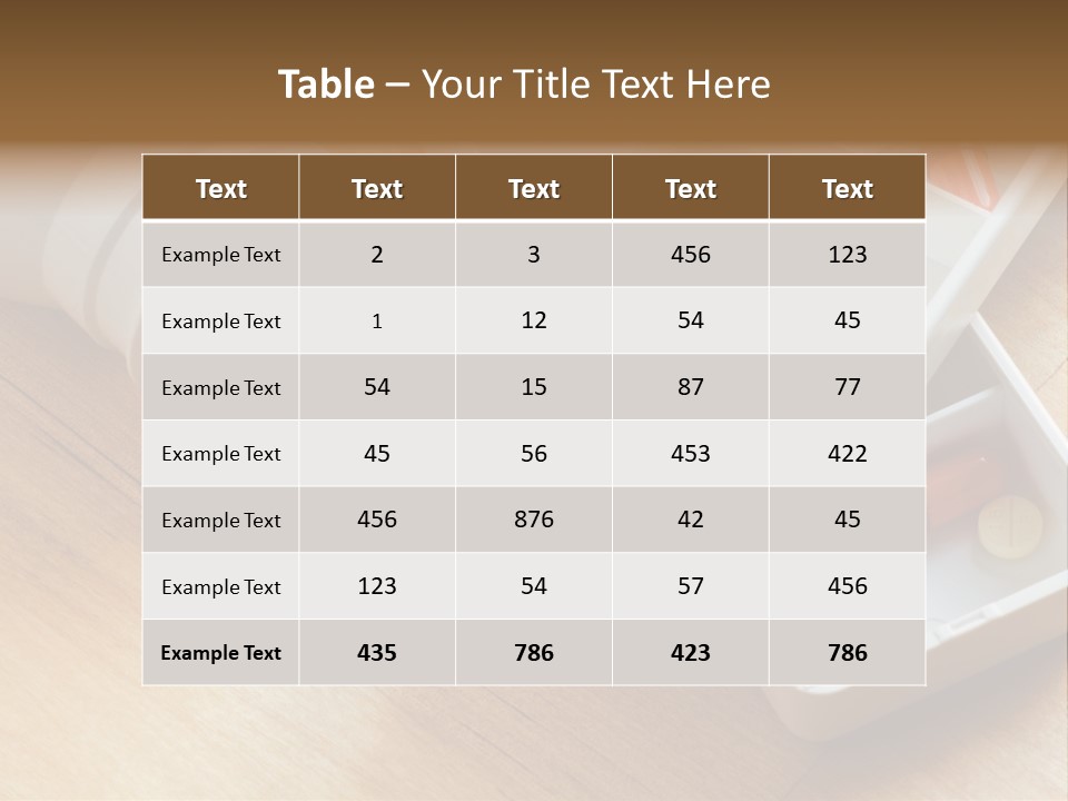 Unwell Meds Ill PowerPoint Template