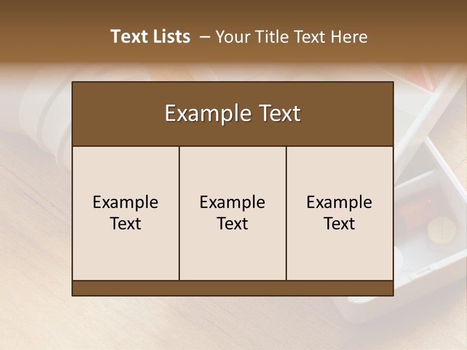Unwell Meds Ill PowerPoint Template