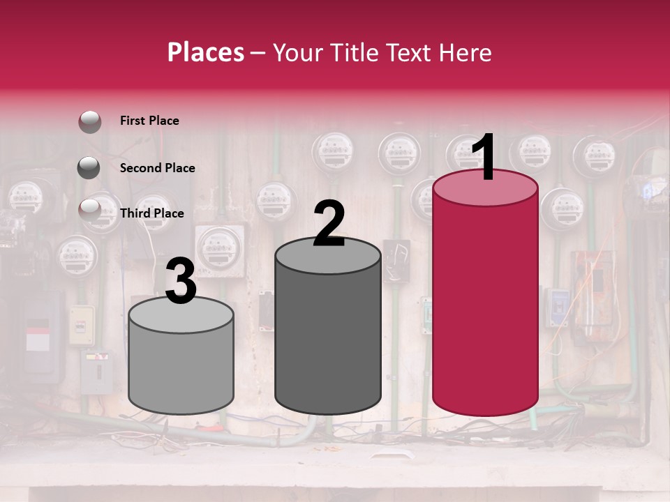 Vintage Building Fault PowerPoint Template