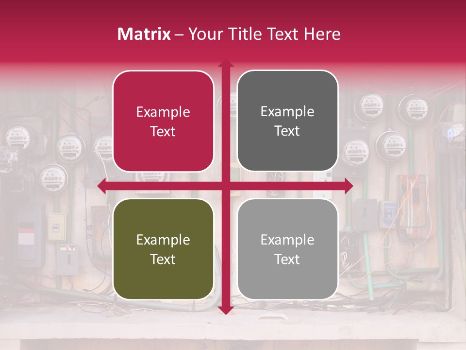 Vintage Building Fault PowerPoint Template