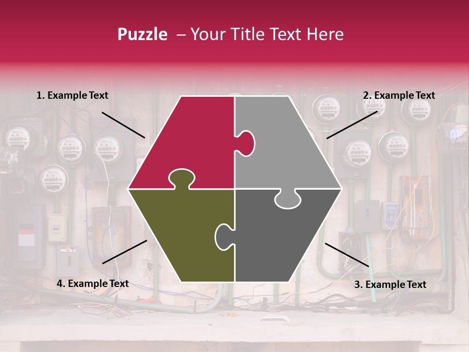 Vintage Building Fault PowerPoint Template
