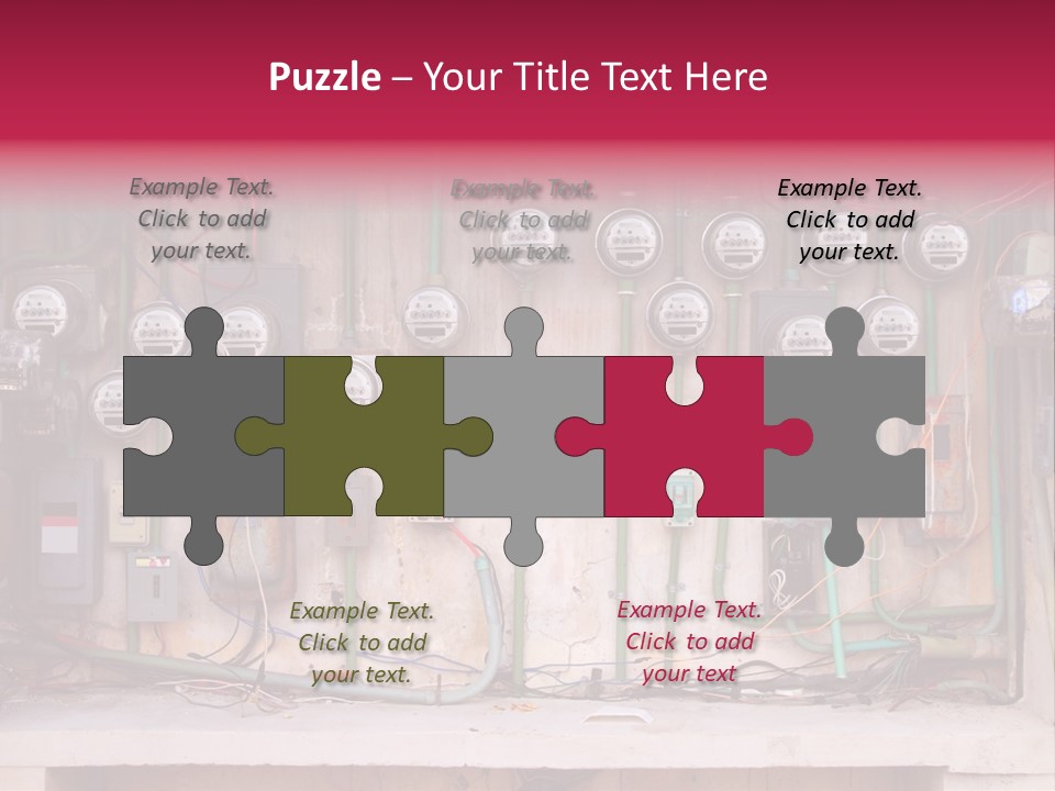 Vintage Building Fault PowerPoint Template