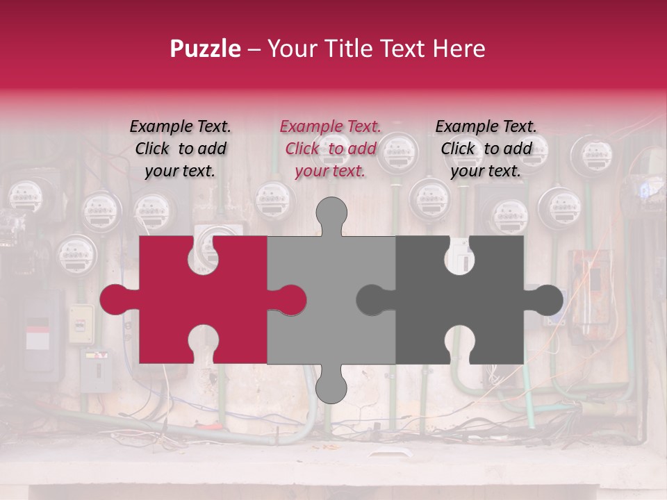 Vintage Building Fault PowerPoint Template