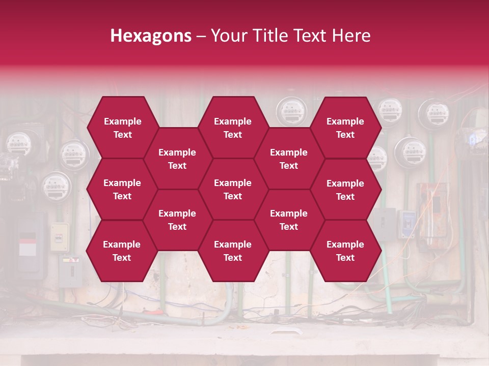 Vintage Building Fault PowerPoint Template
