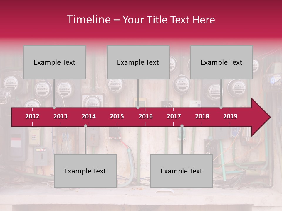 Vintage Building Fault PowerPoint Template