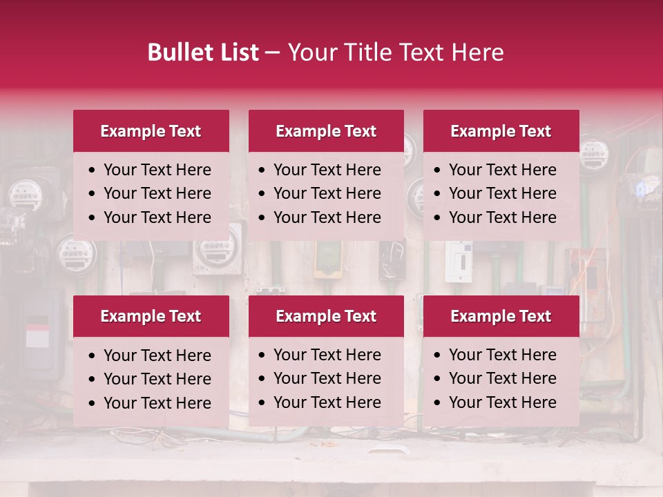Vintage Building Fault PowerPoint Template