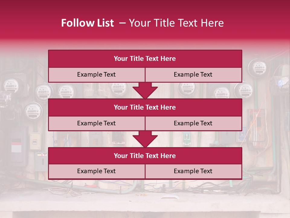 Vintage Building Fault PowerPoint Template