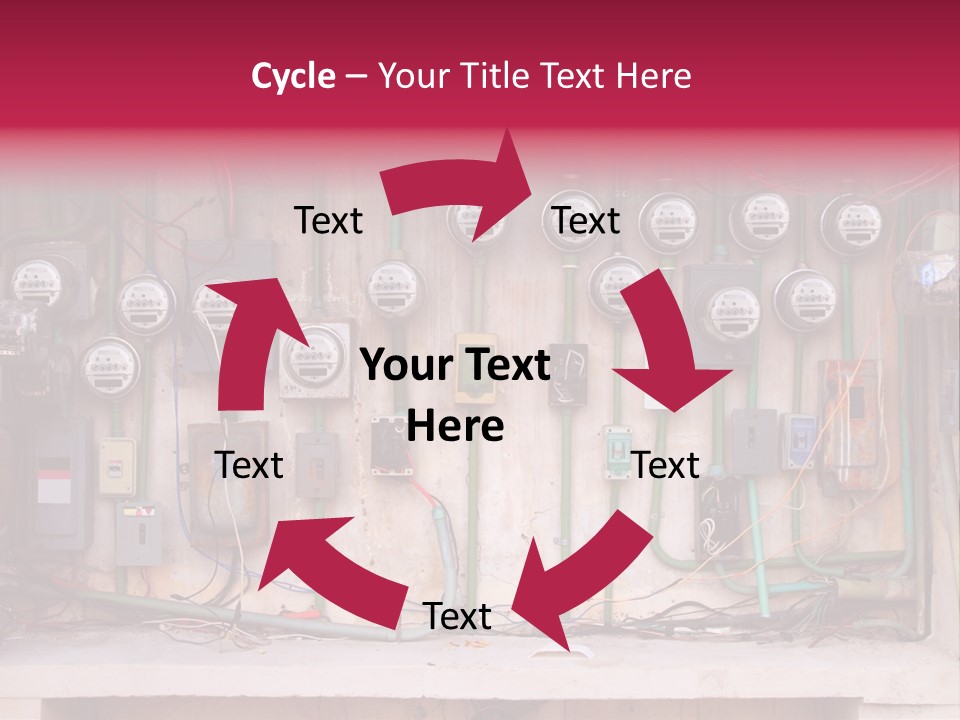 Vintage Building Fault PowerPoint Template