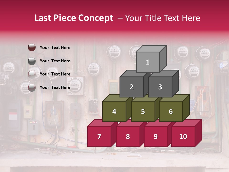 Vintage Building Fault PowerPoint Template