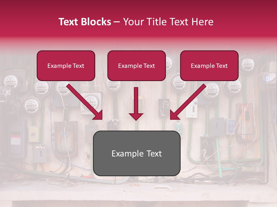 Vintage Building Fault PowerPoint Template