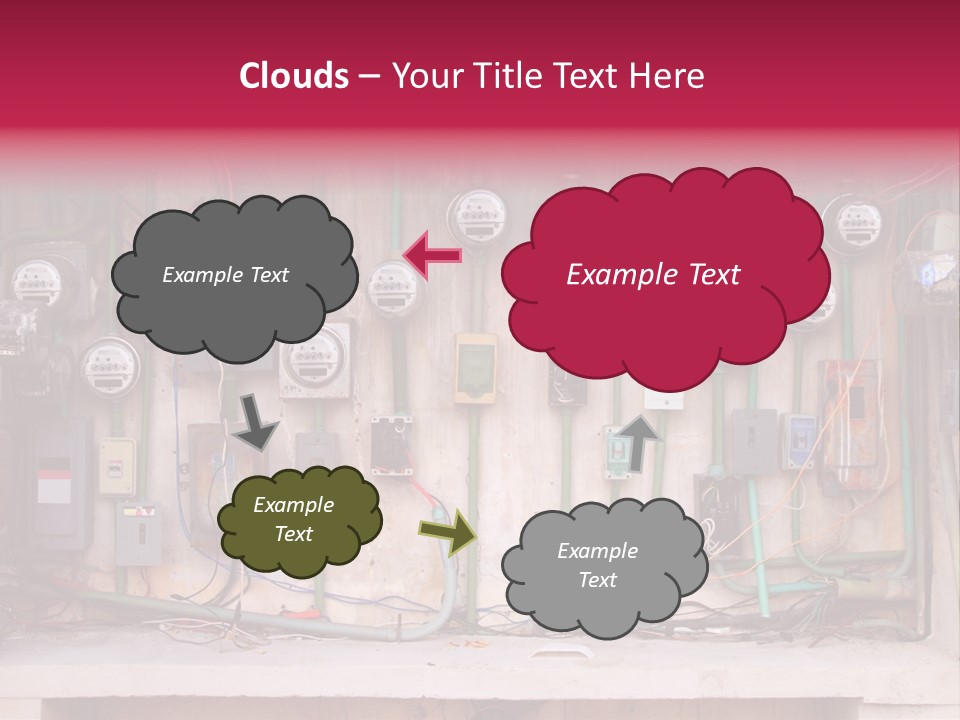 Vintage Building Fault PowerPoint Template