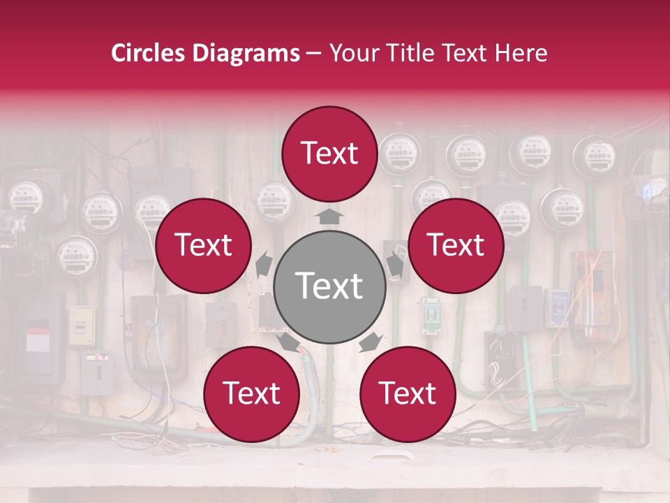 Vintage Building Fault PowerPoint Template