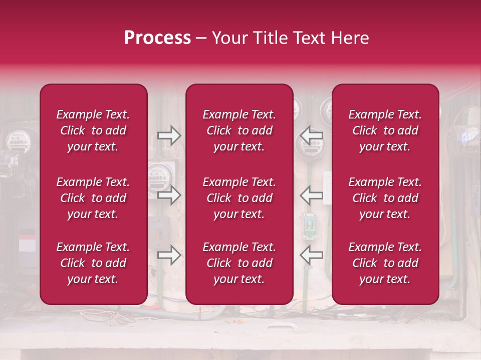 Vintage Building Fault PowerPoint Template