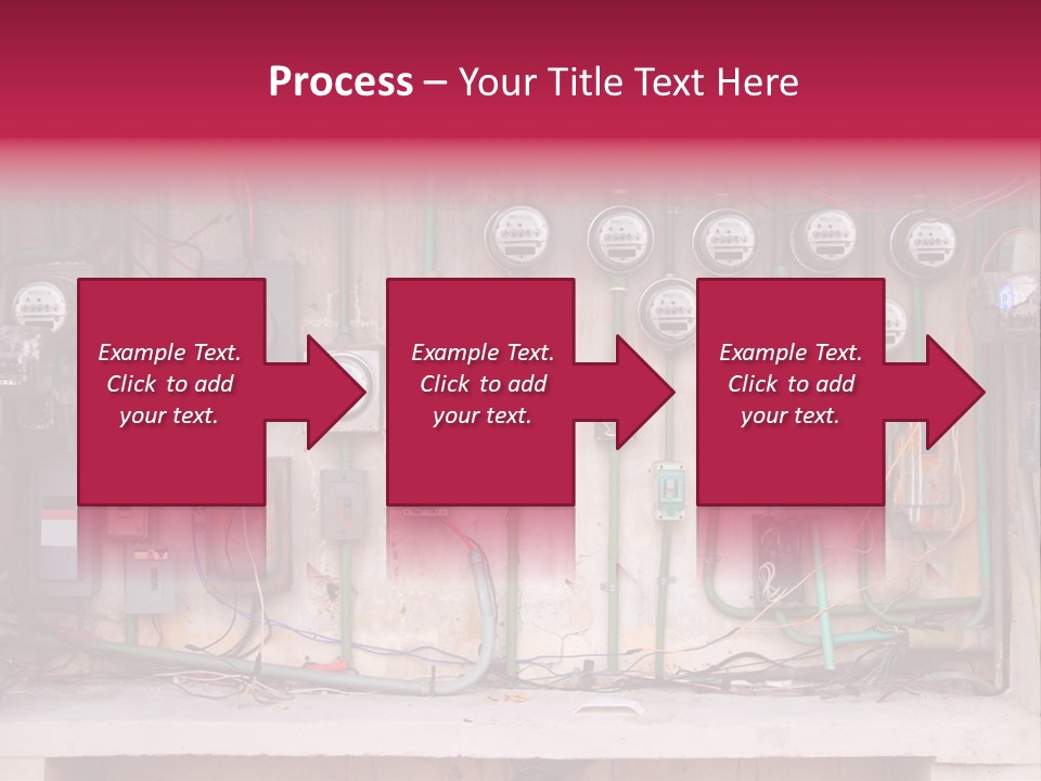 Vintage Building Fault PowerPoint Template