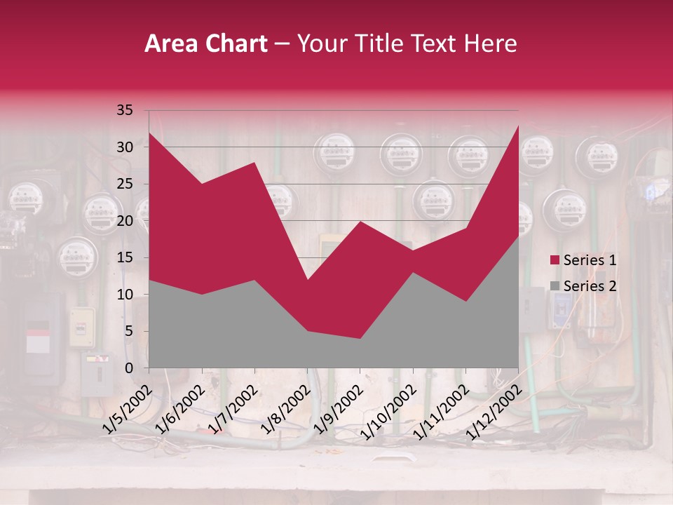 Vintage Building Fault PowerPoint Template