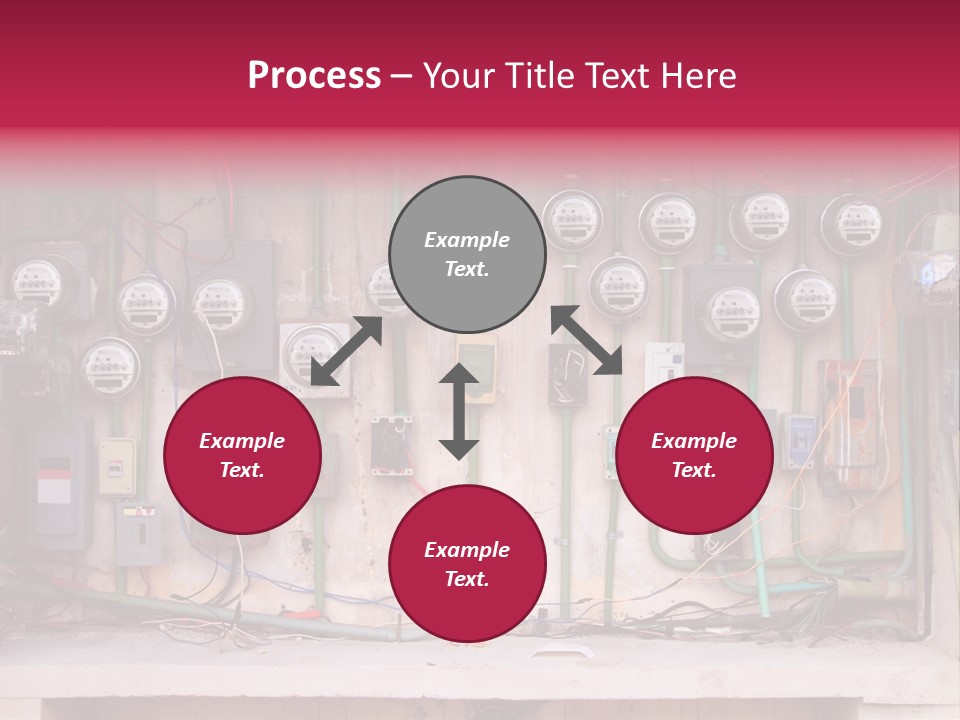 Vintage Building Fault PowerPoint Template