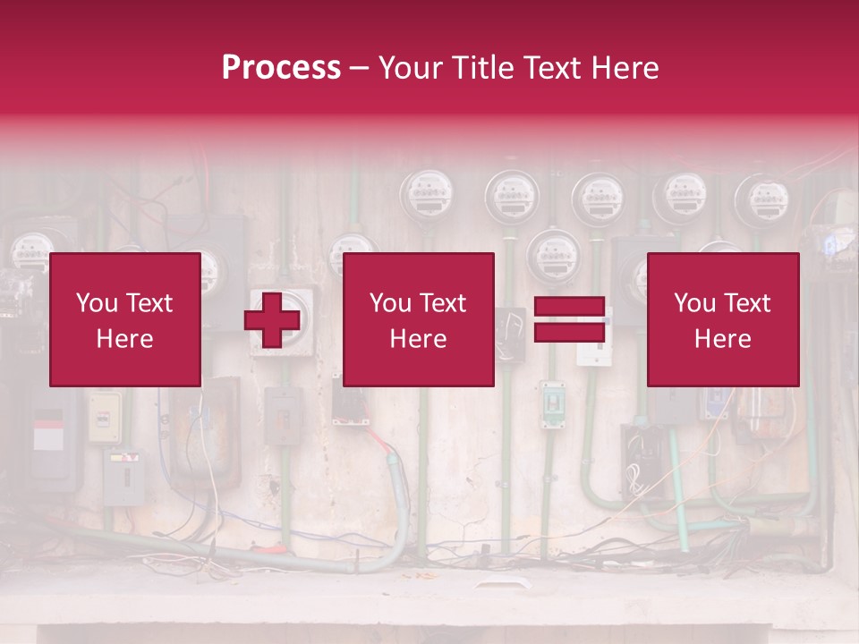 Vintage Building Fault PowerPoint Template