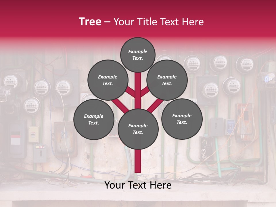 Vintage Building Fault PowerPoint Template
