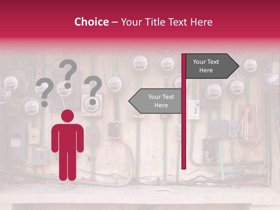 Vintage Building Fault PowerPoint Template