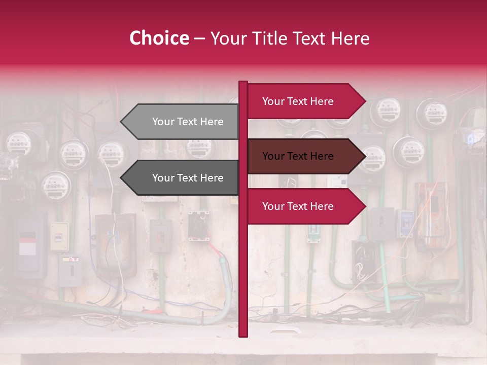 Vintage Building Fault PowerPoint Template