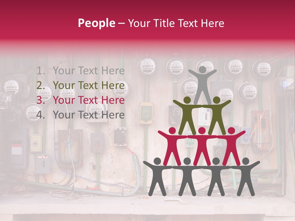 Vintage Building Fault PowerPoint Template