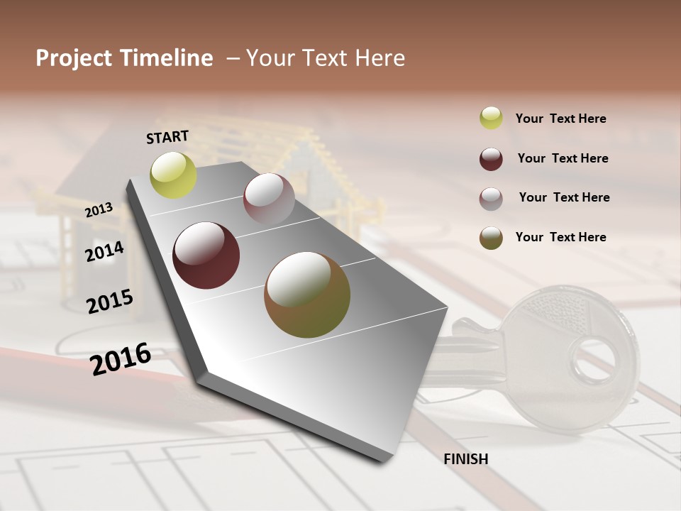 Drawing Structure Architectural PowerPoint Template