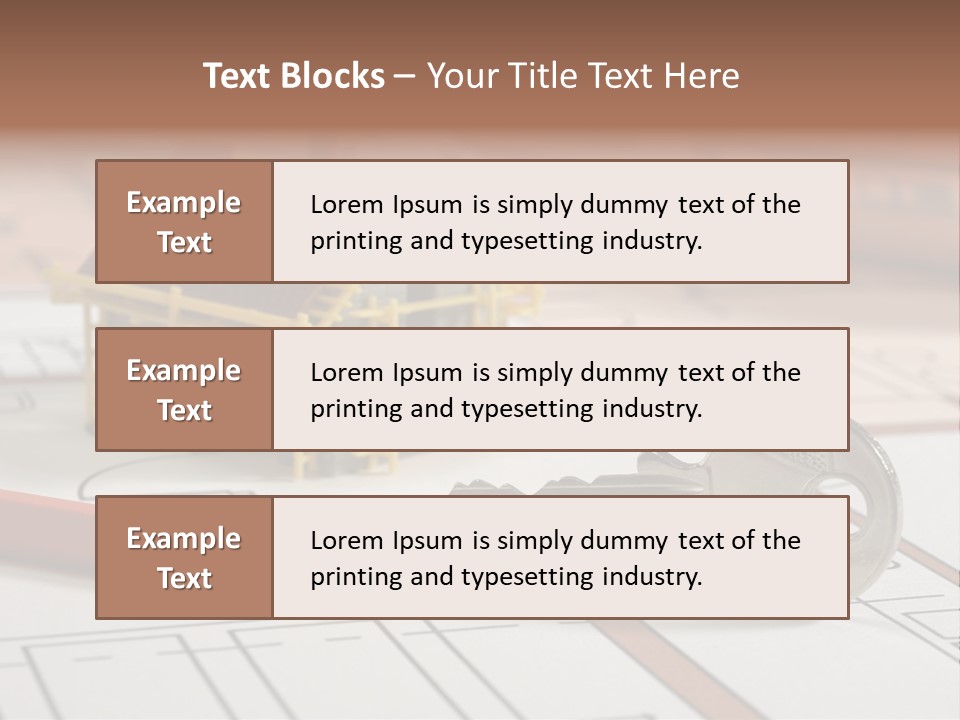 Drawing Structure Architectural PowerPoint Template