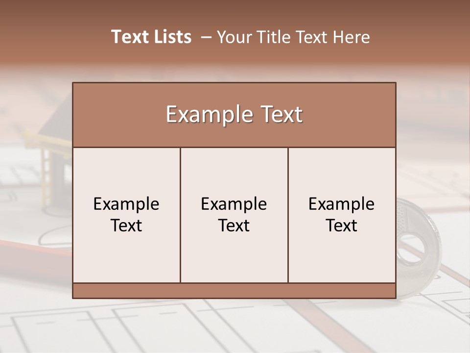 Drawing Structure Architectural PowerPoint Template