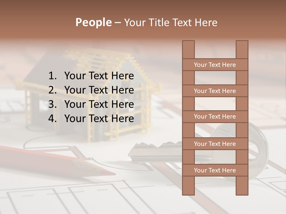 Drawing Structure Architectural PowerPoint Template